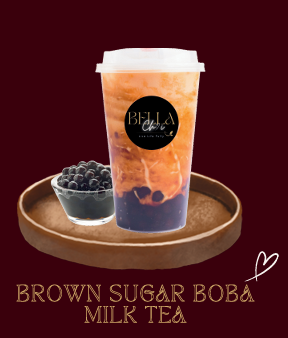  BROWN SUGAR  BOBA MILK TEA