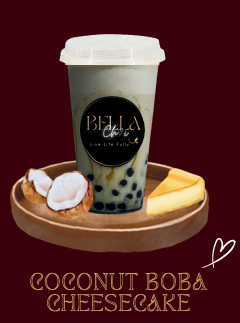  COCONUT  BOBA CHEESECAKE