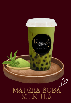 MATCHA  BOBA MILK TEA