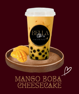 MANGO  BOBA CHEESECAKE