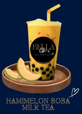 HAMIMELON  BOBA MILK TEA