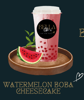  WATERMELON  BOBA CHEESECAKE
